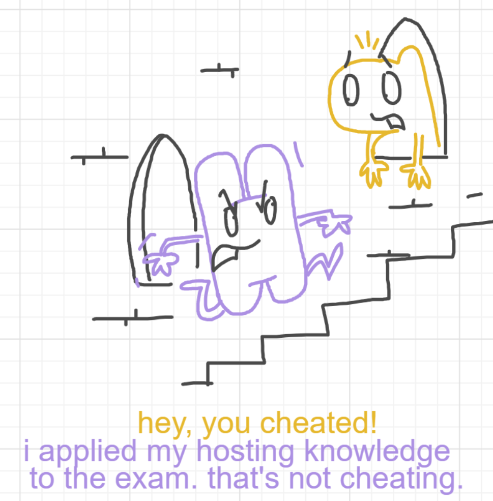 A panel from I've Been Everywhere, Man, episode nine of the Board Boards object show by Furretwalk/WalkingFurret.